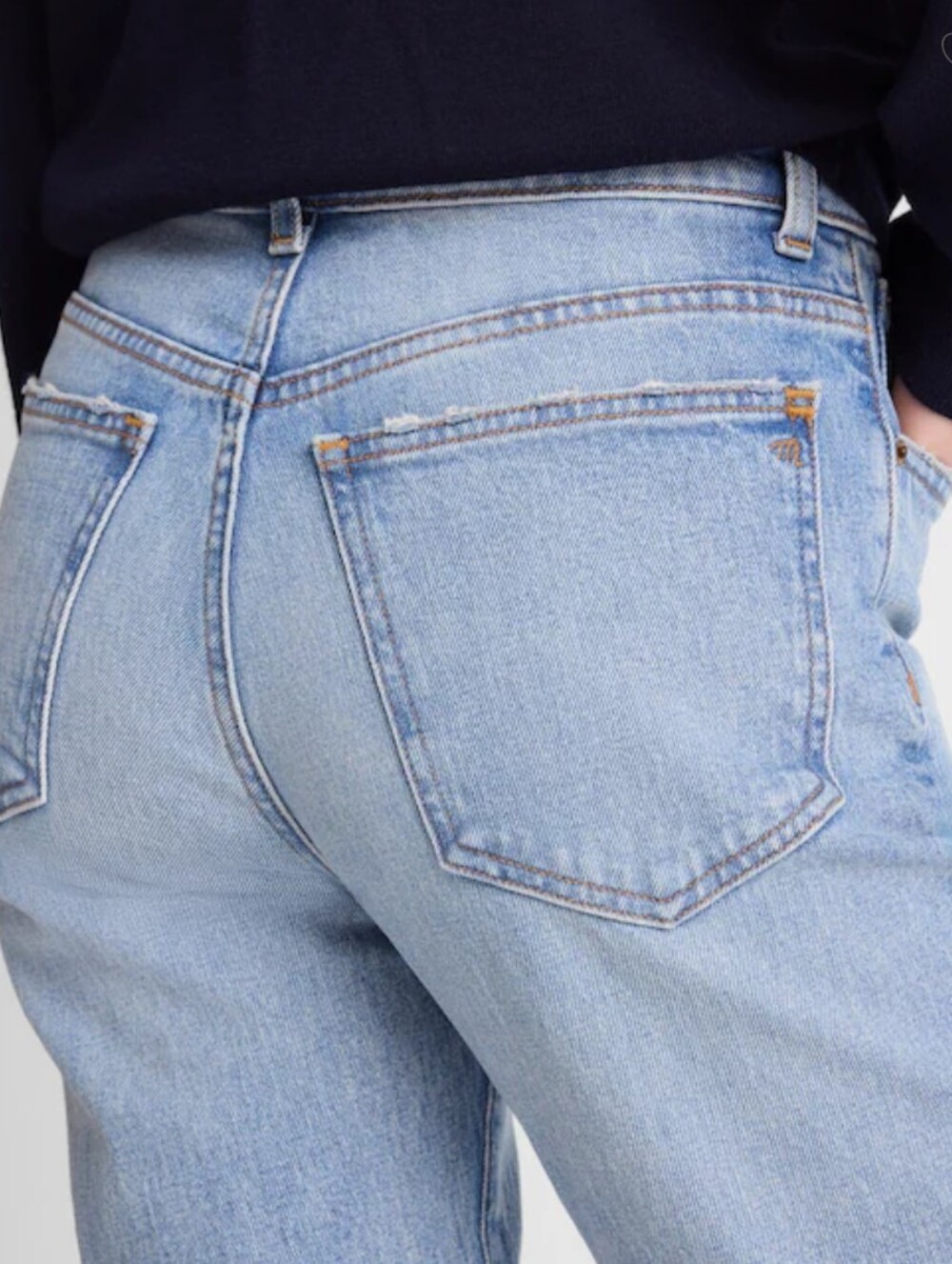 Madewell The Petite Longline Straight Jean NY543 NWT Size 28 petite - Picture 4 of 10